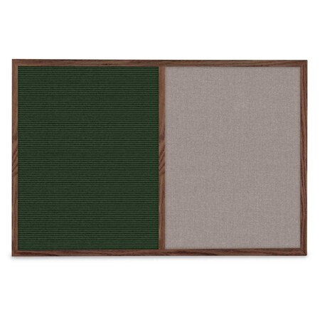 United Visual Products Slim Style Indoor Enclosed Corkboard, 30 UV503SCH-WHITE-CORK